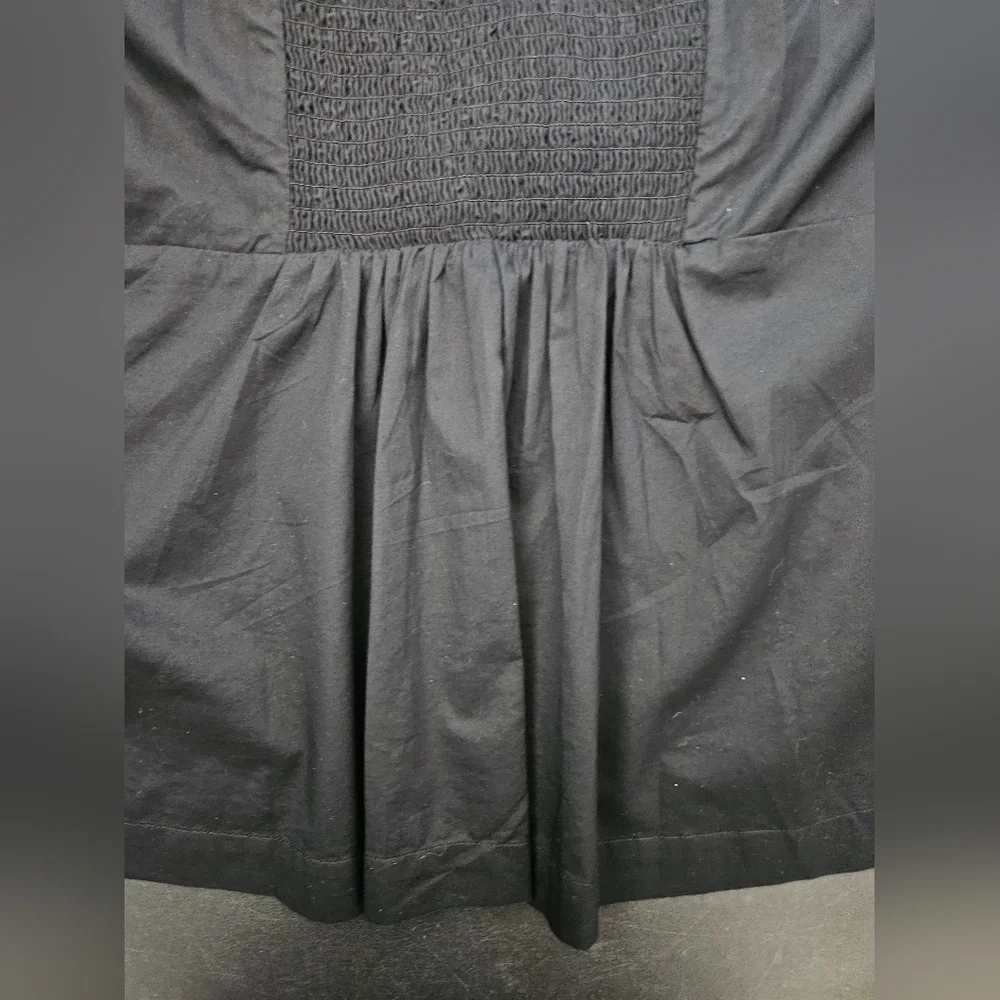 NWT - Waist-Defined Cotton Black Puff Sleeve Old Navy Top - Size Tall XXL